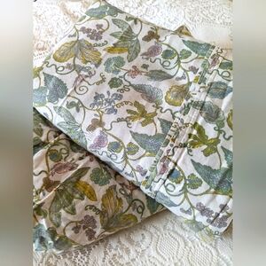 Threshold Floral Organic Cotton Sheet Set Fitted & Flat Twin
